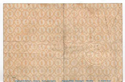 Banknote Stadt Mannheim , 5 Mark nicht entwertet in gbr. Geiger 343.01.a , o.D. Baden Großnotgeld