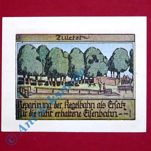 Notgeld Burgsteinfurt , 50 Pfennig Bild 12 , Mehl Grabowski 210.1 A , von 1921 , Nordrhein Westfalen Serien Notgeld