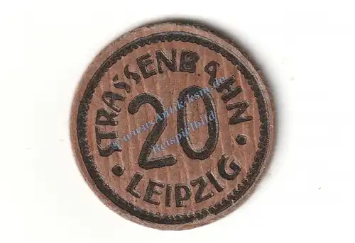 Leipzig , Notgeld 20 Pfennig Schein in kfr. Tieste 3980.120.01 , Sachsen o.D. Verkehrsausgabe