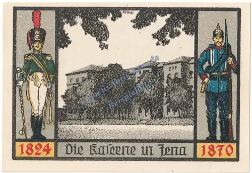 Jena , ehem. 94er Notgeld 1 Mark Nr.3 in kfr. M-G 657.1.b , Thüringen 1921 Seriennotgeld