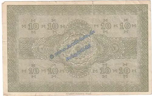 Bonn , Banknote 1 Million Mark Schein in gbr. Keller 520.c-h , Rheinland 1923 Grossnotgeld Inflation