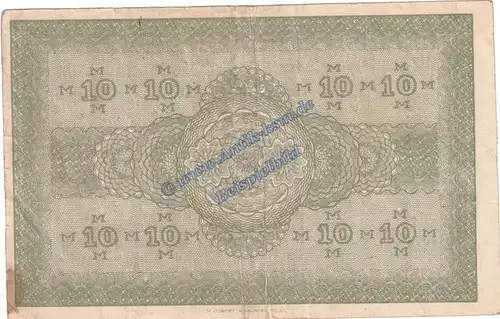 Bonn , Banknote 1 Million Mark Schein in gbr. Keller 520... Rheinland 1923 Grossnotgeld Inflation