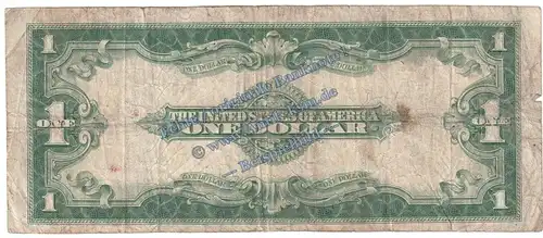Amerika , 1 Dollar -Silver C.- Schein in gbr. von 1923 , vereingte Staaten