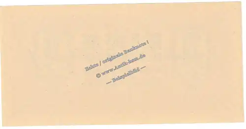 Banknote , 1 Mark Schein in kfr. DWM-6, Ros.505, M.36, deutsche Wehrmacht - 3. Reich