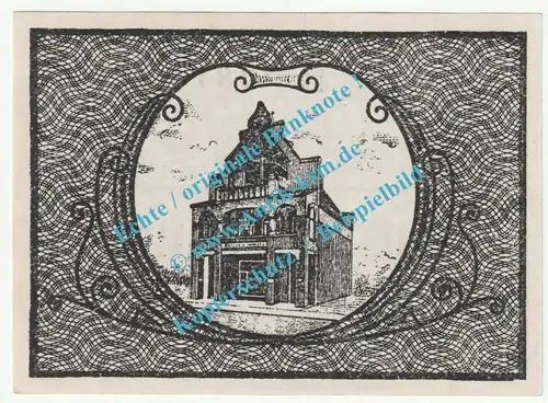 Westerland , Notgeld 50 Pfennig Schein in kfr. Tieste 7860.110.30 , Schleswig 1919 Verkehrsausgabe