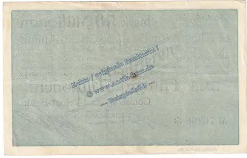 Limbach , Banknote 50 Millionen Mark Schein in gbr. Keller 3274.L , Sachsen 1923 Grossnotgeld - Inflation