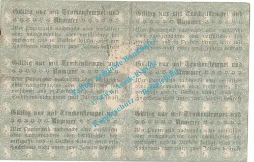 Pößneck , 5 Mark Notgeld Schein in gbr. Geiger 420.01.d , Thüringen o.D. Grossnotgeld