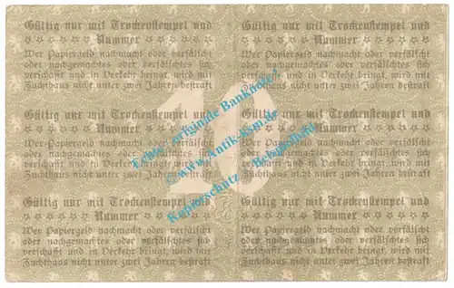 Pößneck , 10 Mark Notgeld Schein in gbr. Geiger 420.02.e , Thüringen o.D. Grossnotgeld