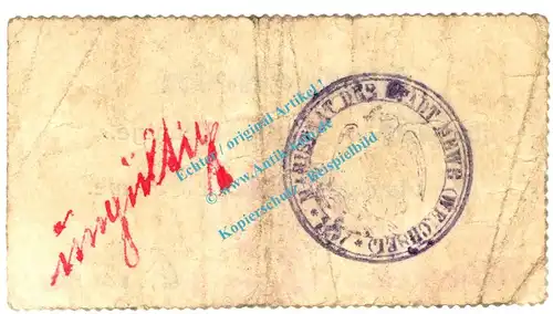 Mewe , Notgeld 10 Pfennig Schein in gbr.E , Diessner 233.1.a , Westpreussen o.D. Notgeld 1914-15