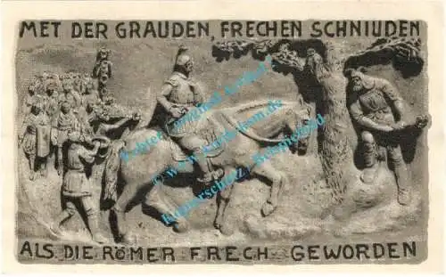 Horn , Notgeld 50 Pfennig Schein -A- in kfr. M-G 628.1.a , Westfalen 1921 Seriennotgeld