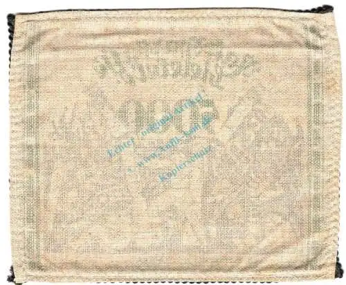 Bielefeld , Banknote 5.000 Mark -Jute- in L-gbr Grab. 68.c , Westfalen 1923 Inflation