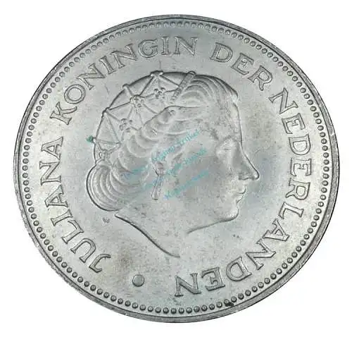 Niederlande , 10 Gulden 1970 -25 Jahre Sieg der Alliierten- KM.362 ss-vz -0166