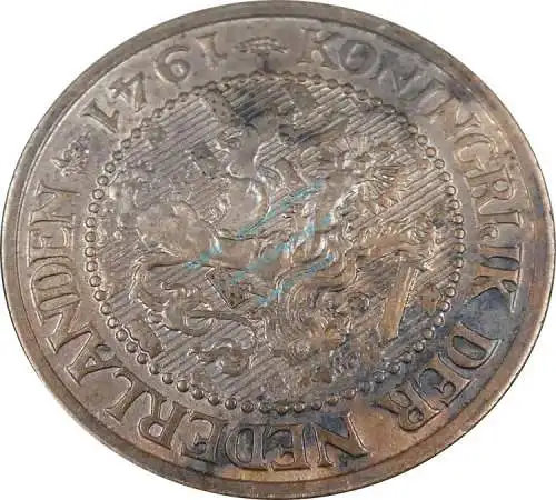 Niederlande , 2,5 Cent Münze von 1941 --Wilhelmina-- ss-vz , -0191