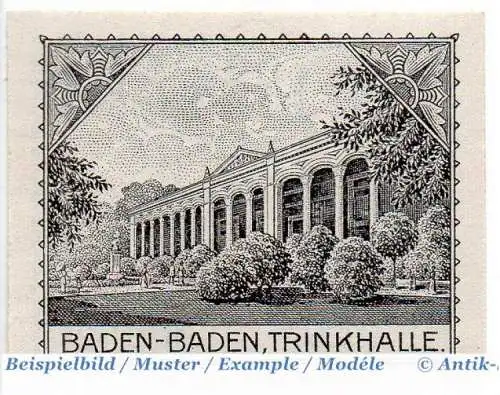 Notgeld Baden Baden , 10 Pfennig Schein in kfr. Tieste 0285.05.05 , von 1920 , Baden Verkehrsausgabe