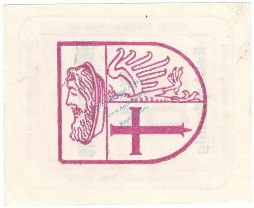 Neheim Hüsten , Notgeld 50 Pfennig Schein unc-kfr. Topp 668.3 , Westfalen 1947 Notgeld 1945-48