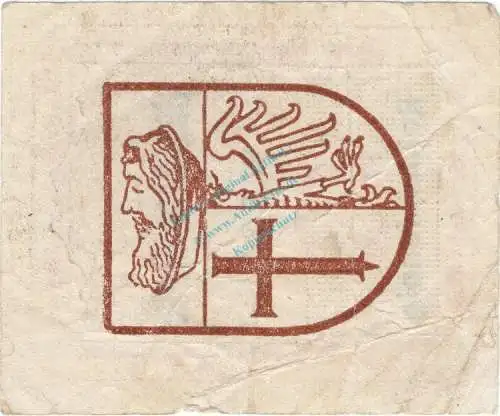 Neheim Hüsten , Notgeld 10 Pfennig Schein gbr. Schöne 492 , Westfalen o.D. Notgeld 1945-48