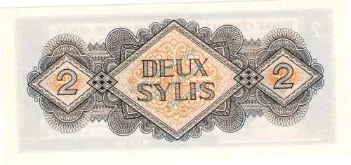 Banknote Guinea , 2 Sylis Schein 1981 -King Mohammed V- unc-kfr WPM.21