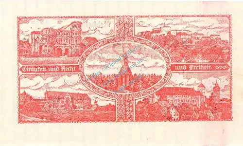 Banknote , 10 Billionen Mark Schein unc-kfr. RVM-17, S.1030, Reichsbahn 1923