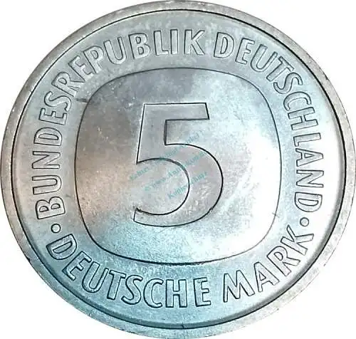 5 Mark Kursmmünze 1984 G -Bundesrepublik Deutschland- ss-vz , J.415 -0667