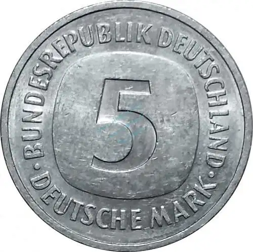 5 Mark Kursmmünze 1982 D -Bundesrepublik Deutschland- ss-vz , J.415 -0670