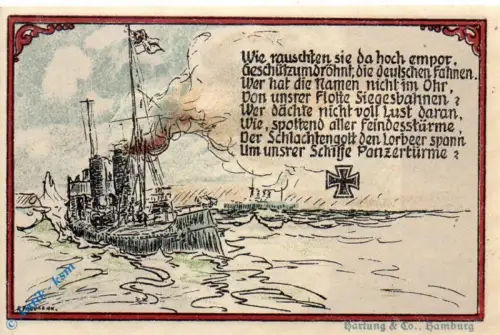 Notgeld Westerland , Krieger und Kampfgenossen , 1 Mark Schein in kfr. Mehl Grabowski 1419.1 b , von 1921 , Schleswig Holstein Seriennotgeld
