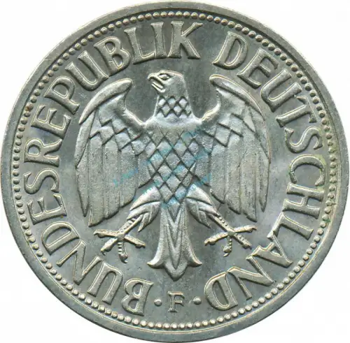 1 Mark Kursmmünze 1950 F -Bundesrepublik Deutschland- ss-vz , J.385 -0700