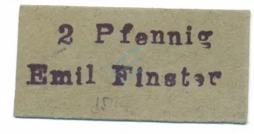 Kiel , Notgeld 2 Pfennig Schein unc-kfr. Tieste 3470.15.02 , Schleswig o.D. Verkehrsausgabe