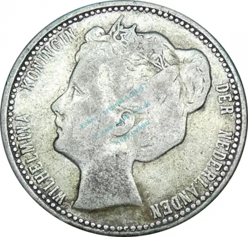 Niederlande , Kursmünze 25 Cents 1906 -Wilhelmina- KM.120.2 s-ss , -0217