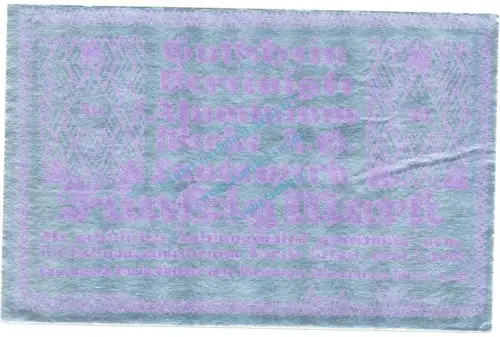 Lautawerk , Banknoten Set -Alu- unc-kfr. Mü.2590.1-2 , BBG 1922 Großnotgeld -3624