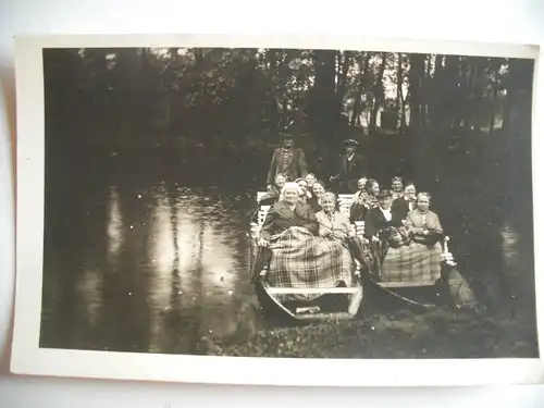 Alte AK Fotokarte Spreewald 1938 Lübbenau [V24]