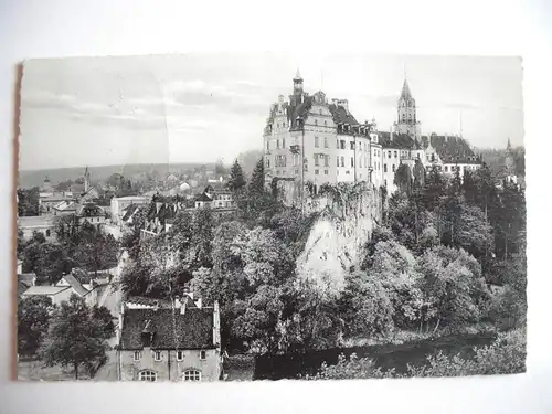 Alte AK Sigmaringen Blick zum Schloß [C24]