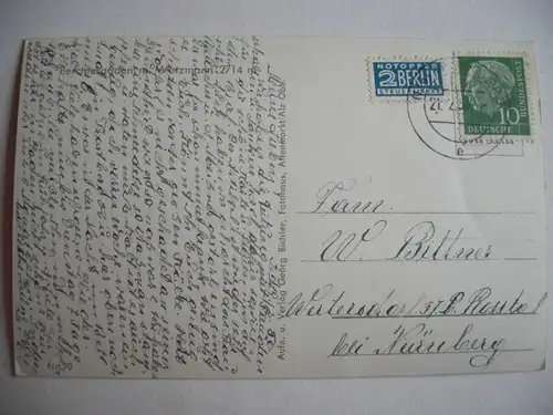 Alte AK Karlsruhe Wasserspiele am Festplatz [C30]