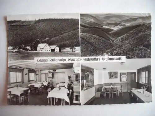 Alte AK Weuspert Faulebutter Gasthof Rademacher [C76]