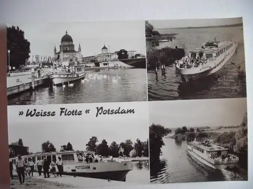 Alte AK Potsdam Weiße Flotte Schiffe Schifffahrt [C93]