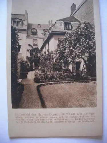 Alte AK Bonn Geburtshaus Ludwig van Beethoven [36]