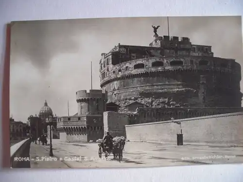 Alte AK Rom San Pietro e Castel San Angelo [68]