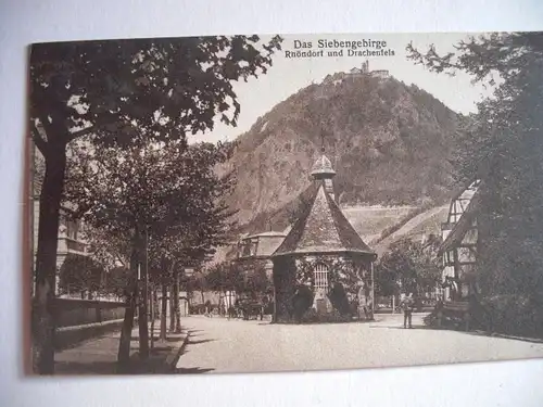 Alte AK Das Siebengebirge Rhöndorf Und Drachenfels um 1926 [71]