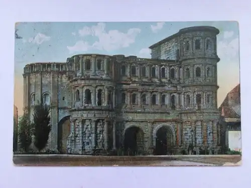 Alte AK Trier Porta Nigra 1909 [aS616]