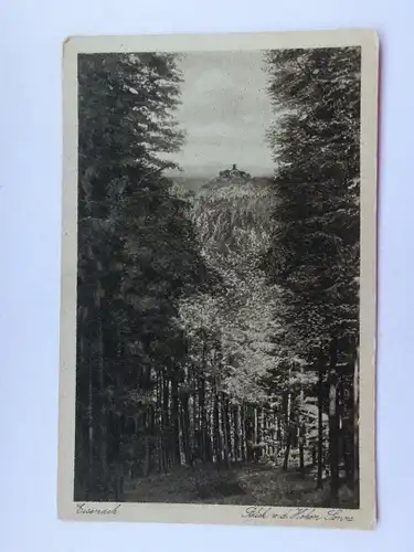 Alte AK Eisenach Blick von der Hohen Sonne [aS622]