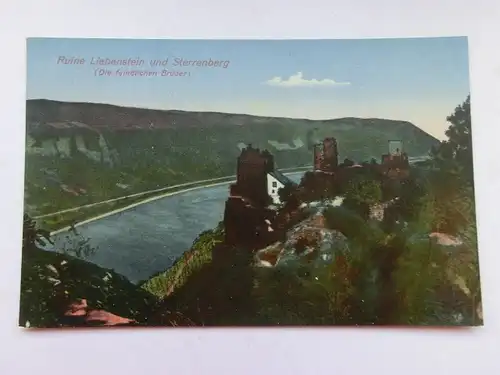 Alte AK Ruine Liebenstein Sterrenberg  1924 [aS625]