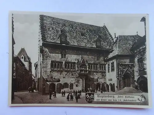 Alte AK Regensburg Altes Rathaus [aS631]