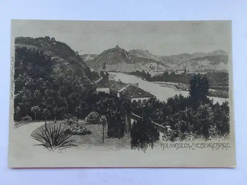 Alte AK Rolandseck Siebengebirge um 1910 [aS639]