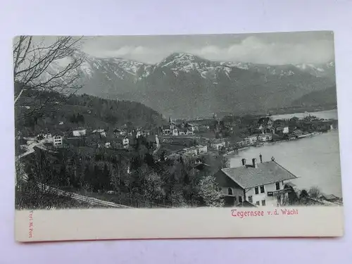 Alte AK Tegernsee v. d. Wacht um 1900 [aS665]