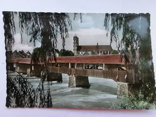 Alte AK Säckingen Alte Rheinbrücke Brücke [aS678]