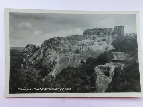 Alte AK Blankenburg Harz Der Regenstein [aS688]