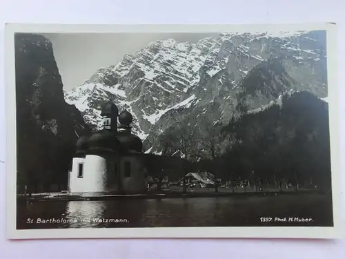 Alte AK Berchtesgaden Königssee St. Bartholomä [aS695]