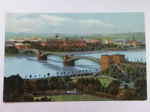 Alte AK Koblenz Brücke (m. Löchlein) [aS700]