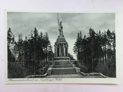 Alte AK Hermannsdenkmal Teutoburger Wald [aS749]