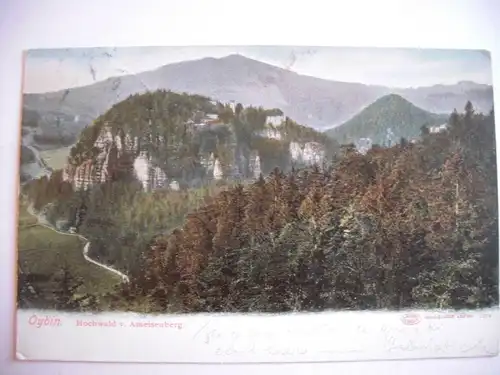 Alte AK Oybin Hochwald v. Ameisenberg [E1172]