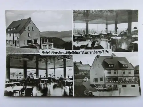 Alte AK Kürrenberg Eifel Hotel Pension Eifelblick [aR654]